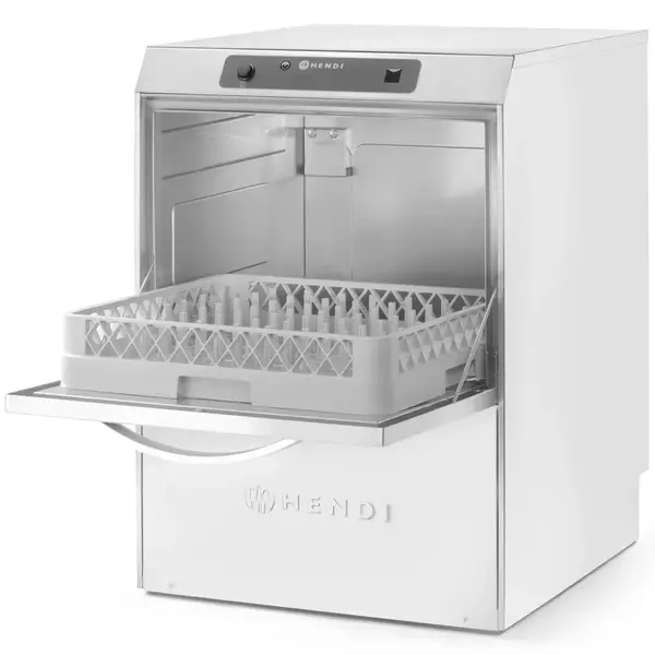 Horeca Vaatwasser | ProfiLine | Mand 500x500 | Afvoerpomp | Zeeppomp | Naglanspomp | 400V | Dubbelwandig | 582x610x822(h)mm
