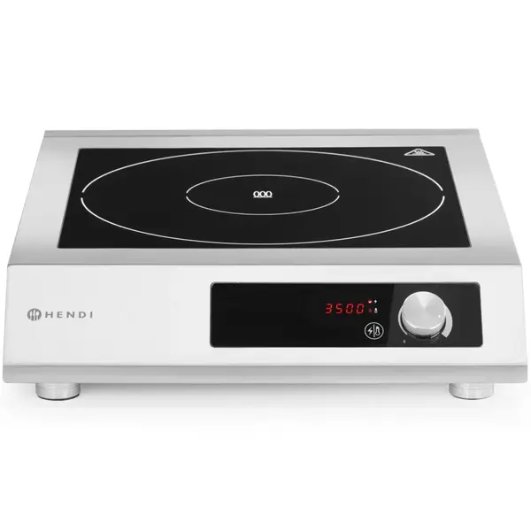 Inductiekookplaat | 1 Kookpunt (Ø380) | 3.5kW (230V) | 500x635x125(h)mm