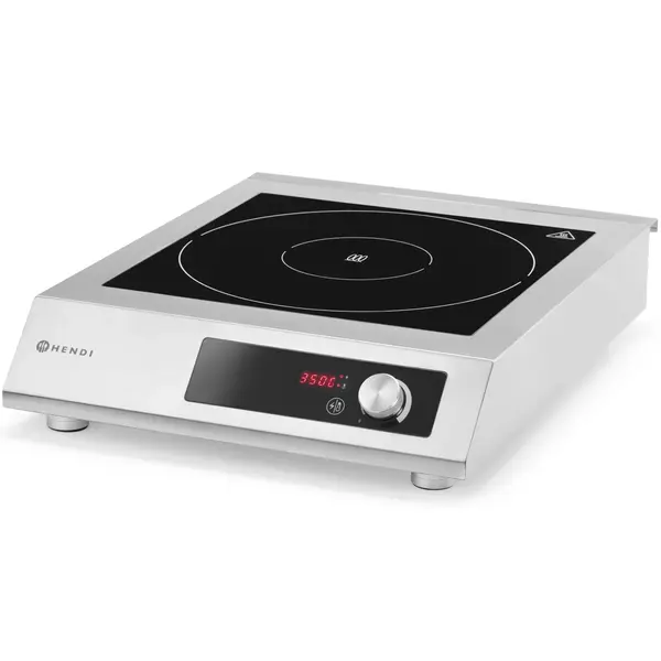 Inductiekookplaat | 1 Kookpunt (Ø380) | 3.5kW (230V) | 500x635x125(h)mm