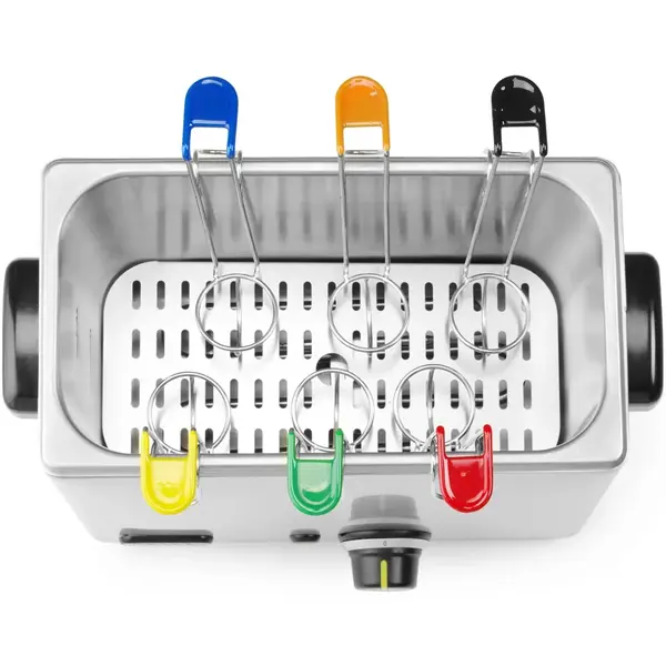 Eierkoker | RVS | 1/3 GN | Incl. 6 Eiermandjes | 30°C/110°C | 2.6kW (230V) | 380x210x280(h)mm