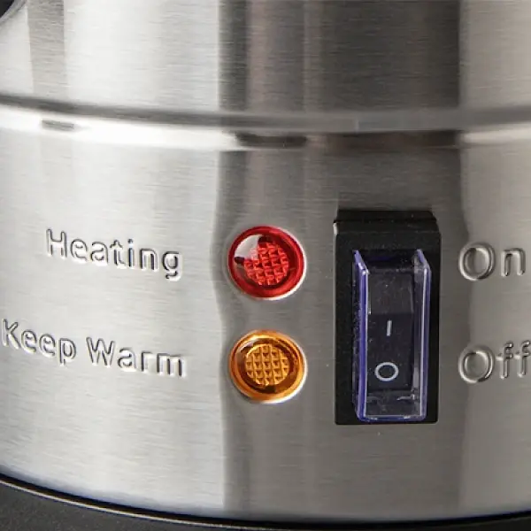 Koffiepercolator | Zwart | 5L | 0.95kW (230V) | Dubbelwandig | Lekbak | Ø220x412(h)mm