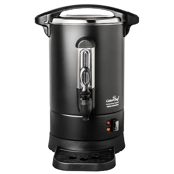 Koffiepercolator | Zwart | 5L | 0.95kW (230V) | Dubbelwandig | Lekbak | Ø220x412(h)mm
