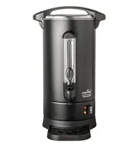 CaterChef Koffiepercolator | Zwart | 8L | 0.95kW (230V) | Dubbelwandig | Lekbak | Ø220x490(h)mm 