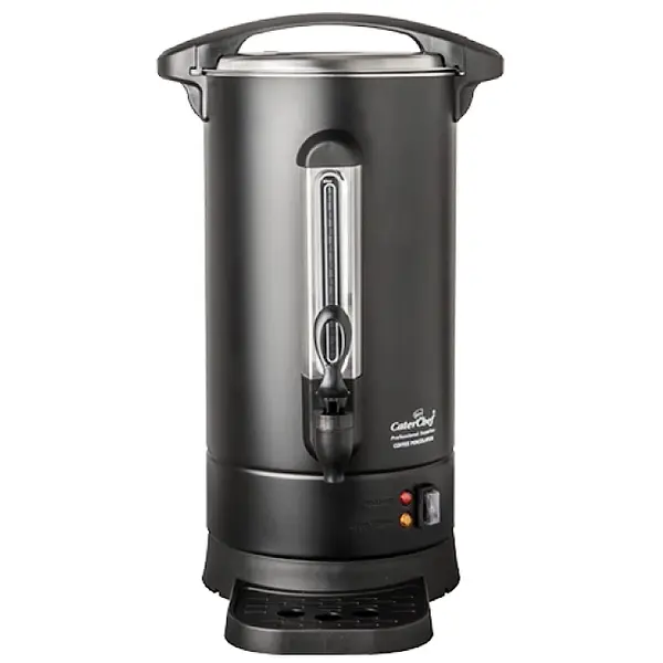 Koffiepercolator | Zwart | 8L | 0.95kW (230V) | Dubbelwandig | Lekbak | Ø220x490(h)mm