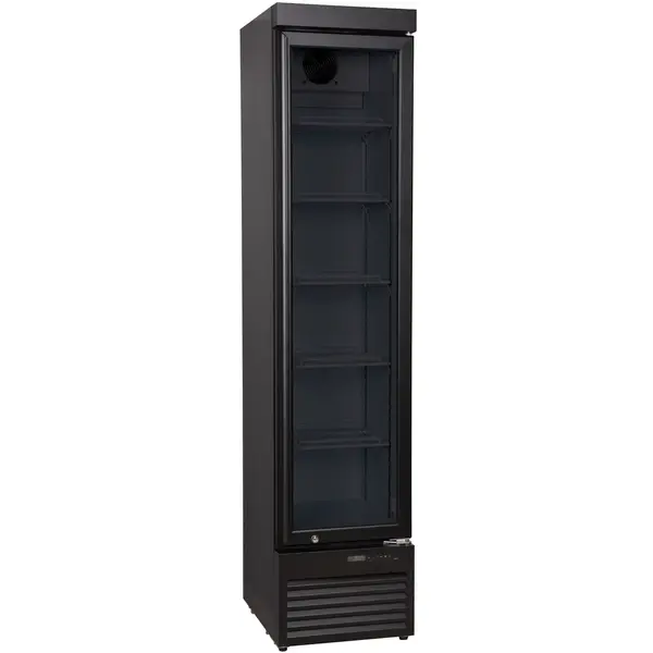 Koelkast | Smal Model | 214L | Zwart | 0°C/+10°C | Statisch + Ventilator | 420x535x1880(h)mm