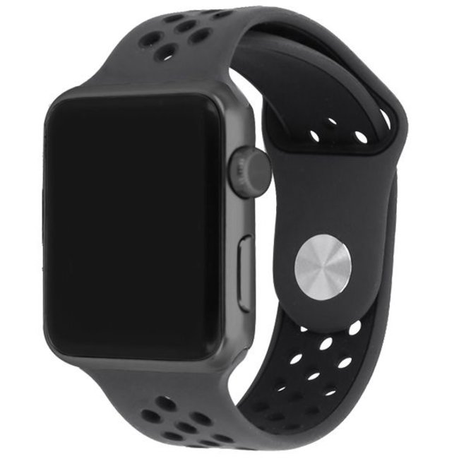 Marke 123watches Apple Watch doppelt sport band - braun schwarz