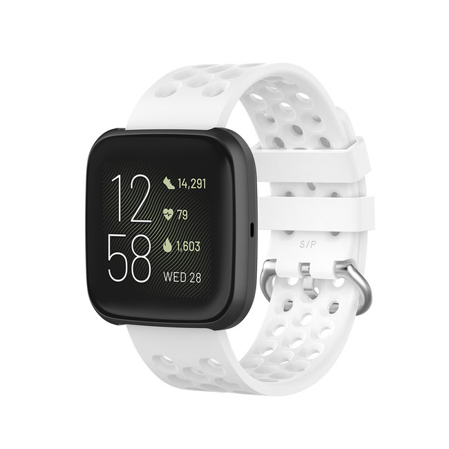 fitbit versa white band