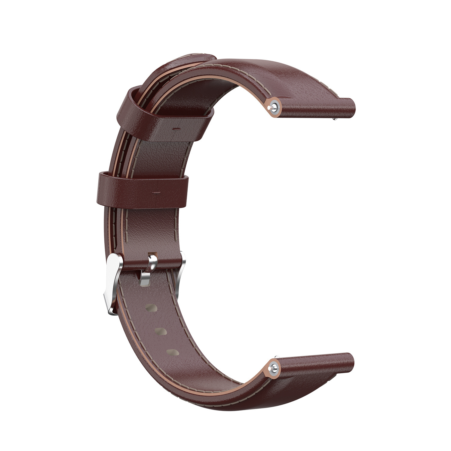 Garmin Vivoactive / Vivomove Lederband - Hellbraun - 123watches B.V.