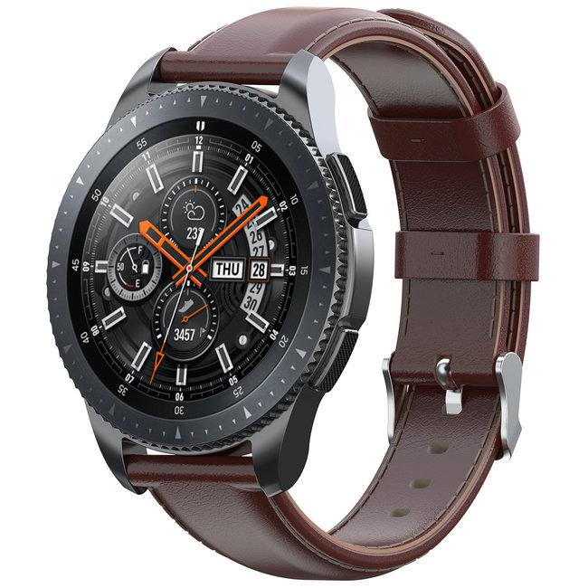 Marke 123watches Samsung Galaxy Watch Lederband - Hellbraun