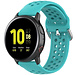Marke 123watches Samsung Galaxy Watch Silikon doppel schnallenband - grünblau