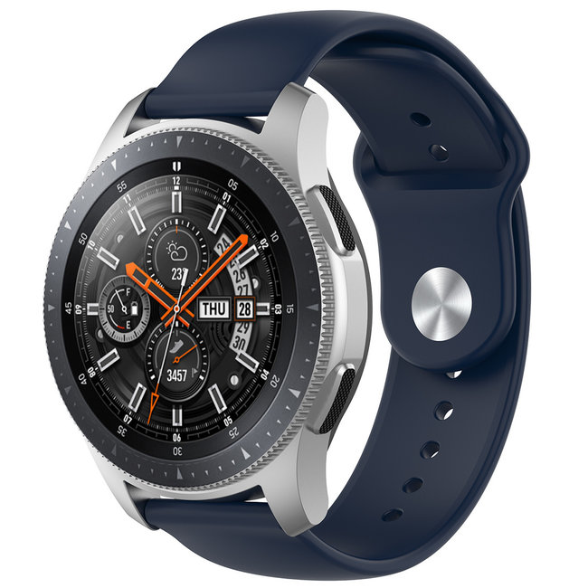 Marke 123watches Huawei Watch GT Silikonarmband - Navy blau
