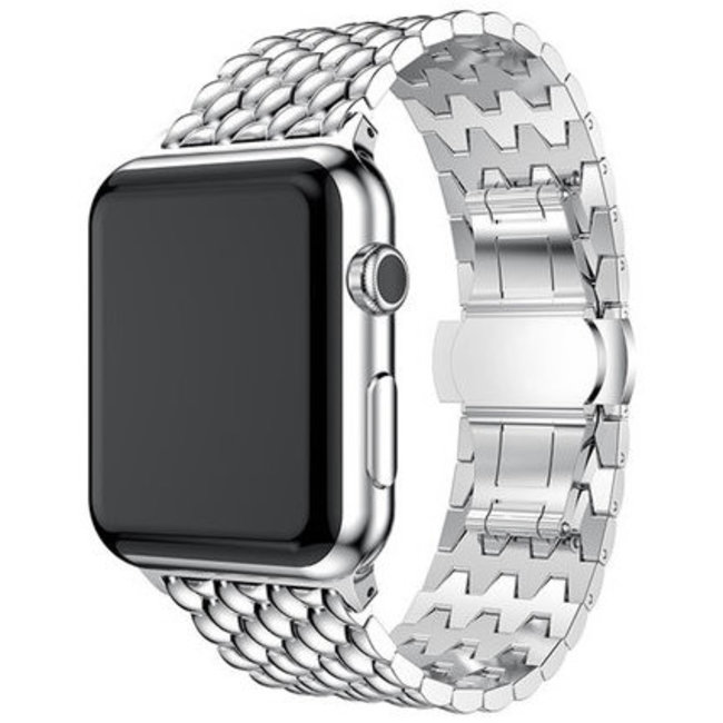Marke 123watches Apple Watch drache gliederband - silber