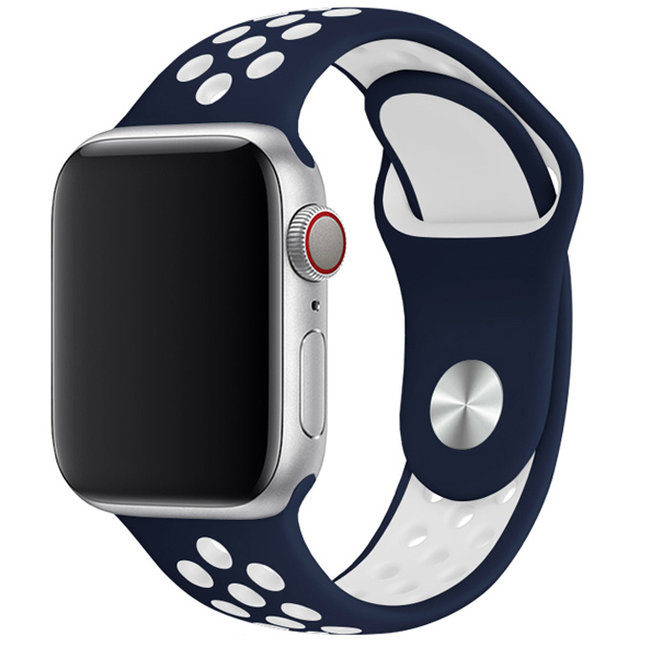 Apple Watch doppelt sport band - blau weiß