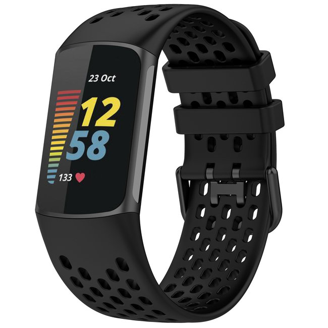 Fitbit Charge 5 sport point band - schwarz