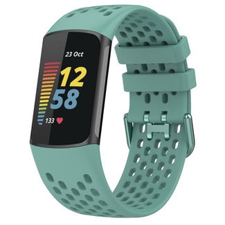 Marke 123watches Fitbit Charge 5 sport point band - kieferngrün