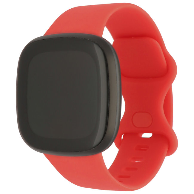 Marke 123watches Fitbit Versa 3 / Sense Sportband - rot