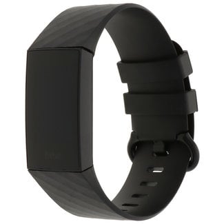 Marke 123watches Fitbit Charge 3 & 4 sport waffel band - schwarz
