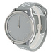 Marke 123watches Garmin Vivoactive / Vivomove Silikon Doppelband - grau weiß