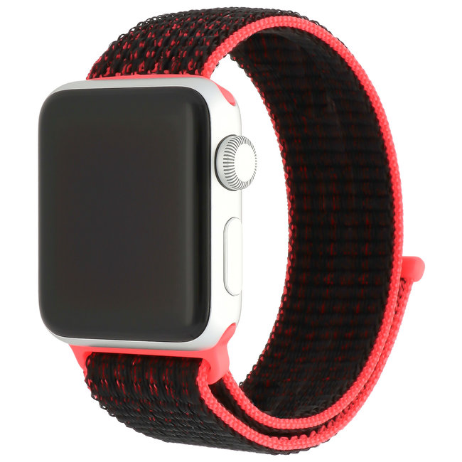 Apple Watch nylon sport band - rot schwarz