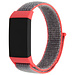 Marke 123watches Fitbit Charge 3 & 4 nylon sport band - Leuchtend rosa