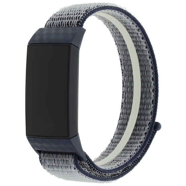 Fitbit Charge 3 & 4 nylon sport band - Mitternachtsblau