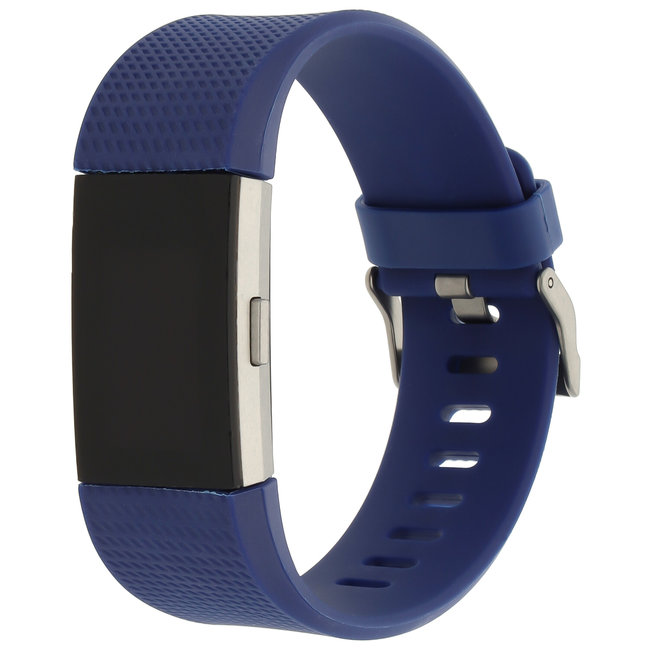 Marke 123watches Fitbit Charge 2 sport band - dunkelblau