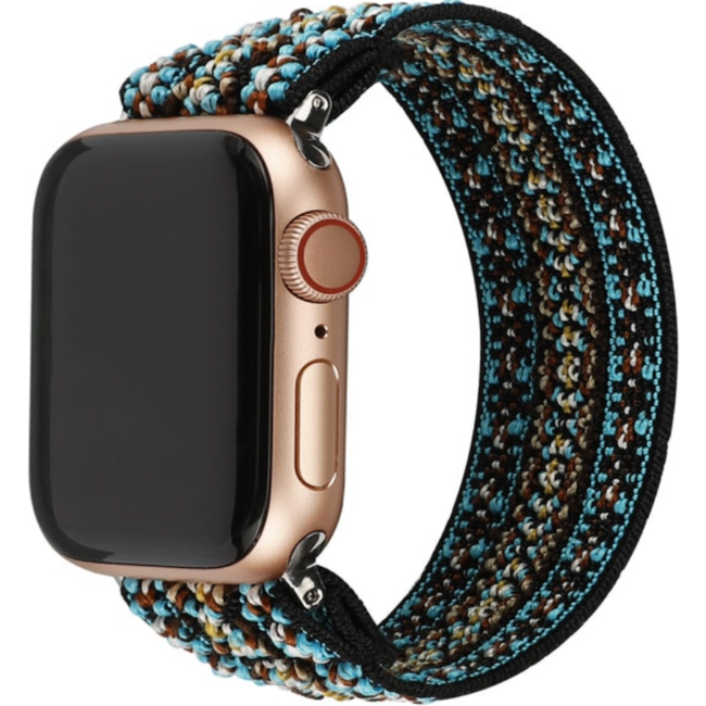 Marke 123watches Apple Watch nylon band - böhmisches blau