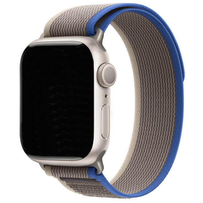 Apple Watch nylon trail band - blau grau