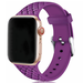 Marke 123watches Apple Watch woven silicone band - lila