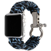 Marke 123watches Apple Watch nylon rope band - tarnung blau