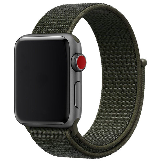 Marke 123watches Apple Watch nylon sport band - olive