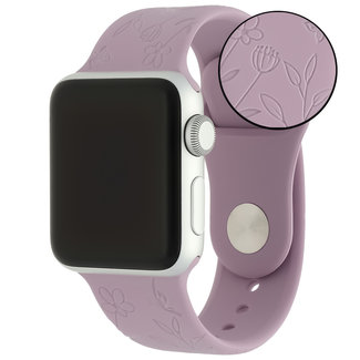 Marke 123watches Apple Watch print sport band - blumen lila