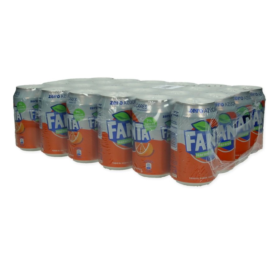 Fanta Naranja Zero 24 Pack