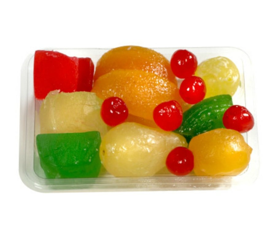 Gekonfijt fruit assortiment