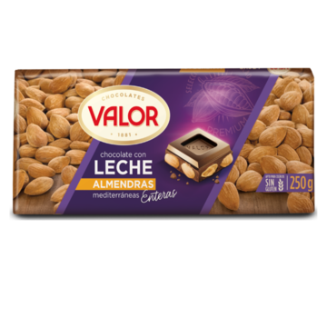 Valor Valor Chocolat au Lait avec Amandes