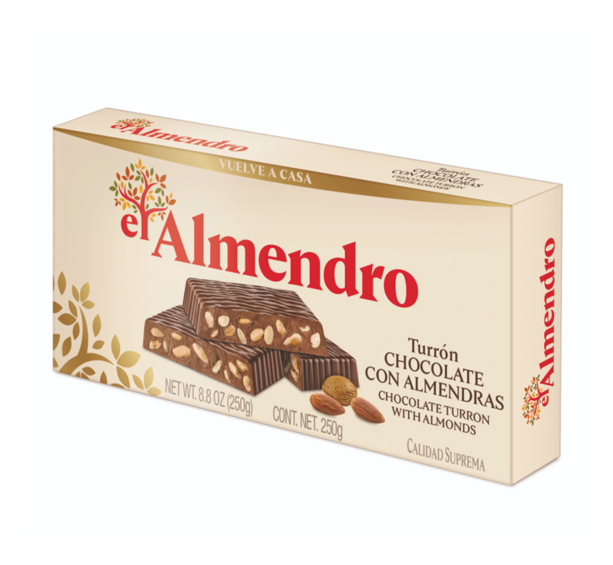 Turron Chocolat aux amandes