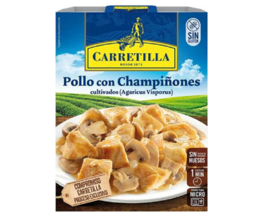 Carretilla Carretilla Pollo con Champiñones