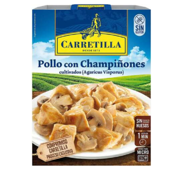 Carretilla Carretilla Pollo con Champiñones