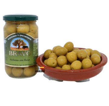 Bravo Olives Manzanilla avec noyau