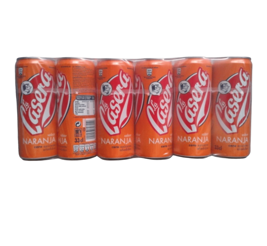 Casera Naranja Cero 24 Pack