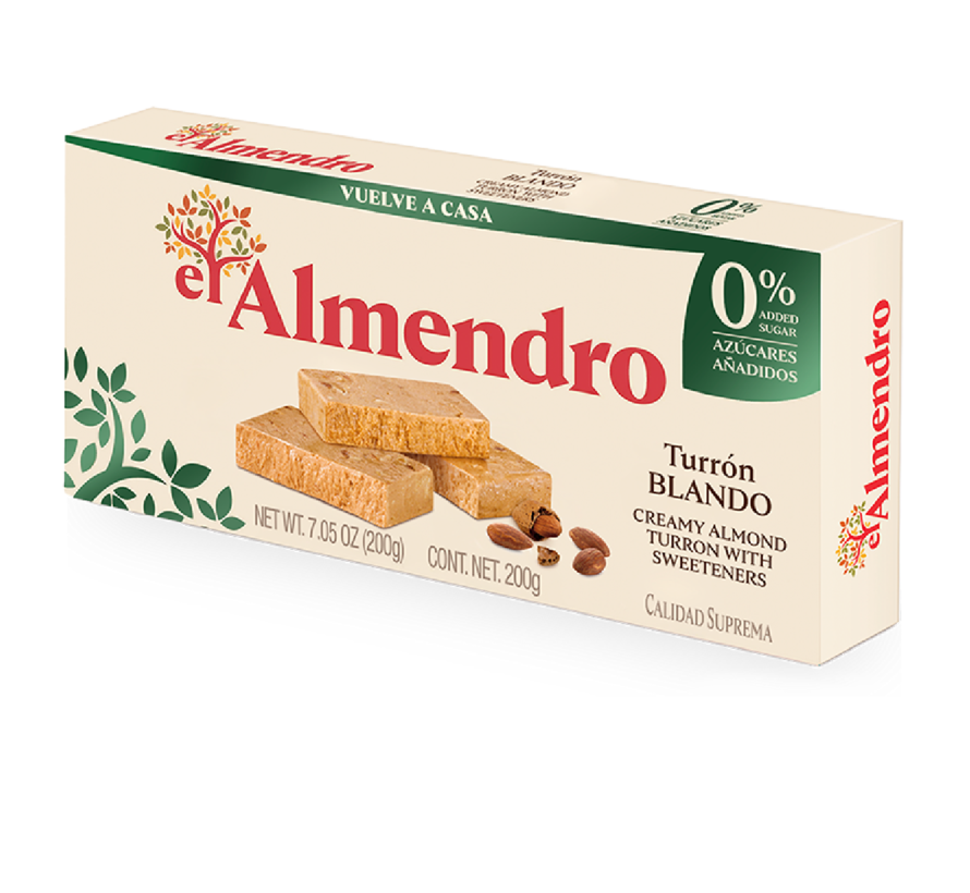 Turrón de Jijona blando sans sucre