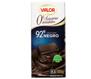 Valor Valor Suikervrij Negro 92 % Chocolade