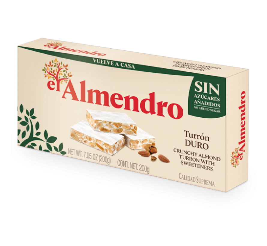 Turrón de Jijona duro sans sucre