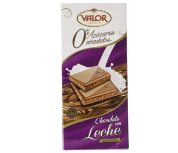 Valor Valor Chocolat au Lait sans Sucre
