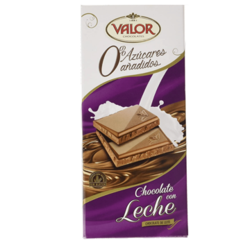 Valor Valor Chocolat au Lait sans Sucre