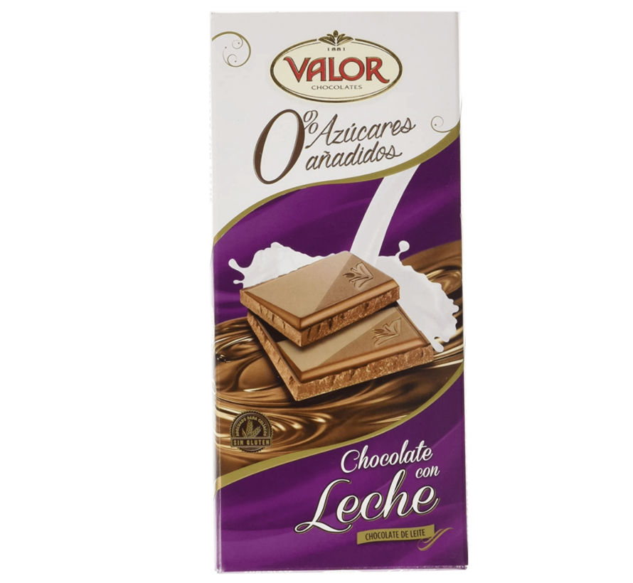 Valor Chocolat au Lait sans Sucre