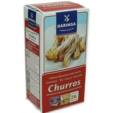 Spaanse desserts en churros producten