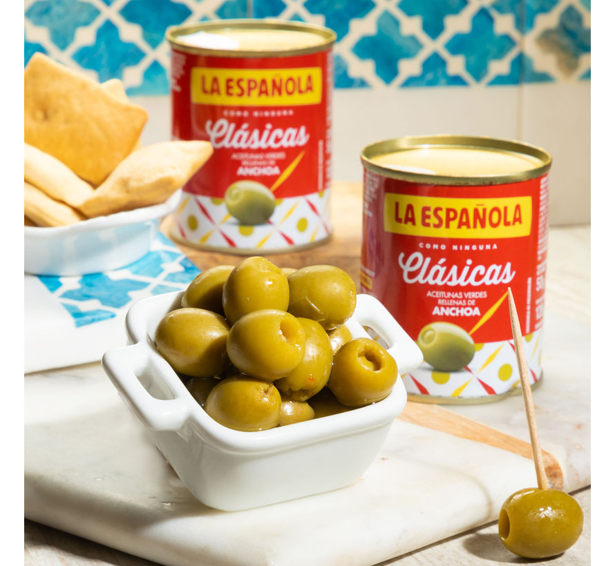 Olives farcies aux Anchoix La Española 3 Pack