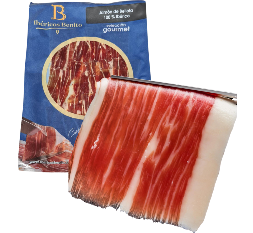 Ibérico 100% Bellota Ham handgesneden