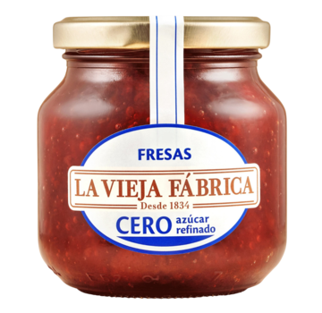 La Vieja Fabrica Confiture de fraises sans sucre ajouté  La Vieja Fabrica